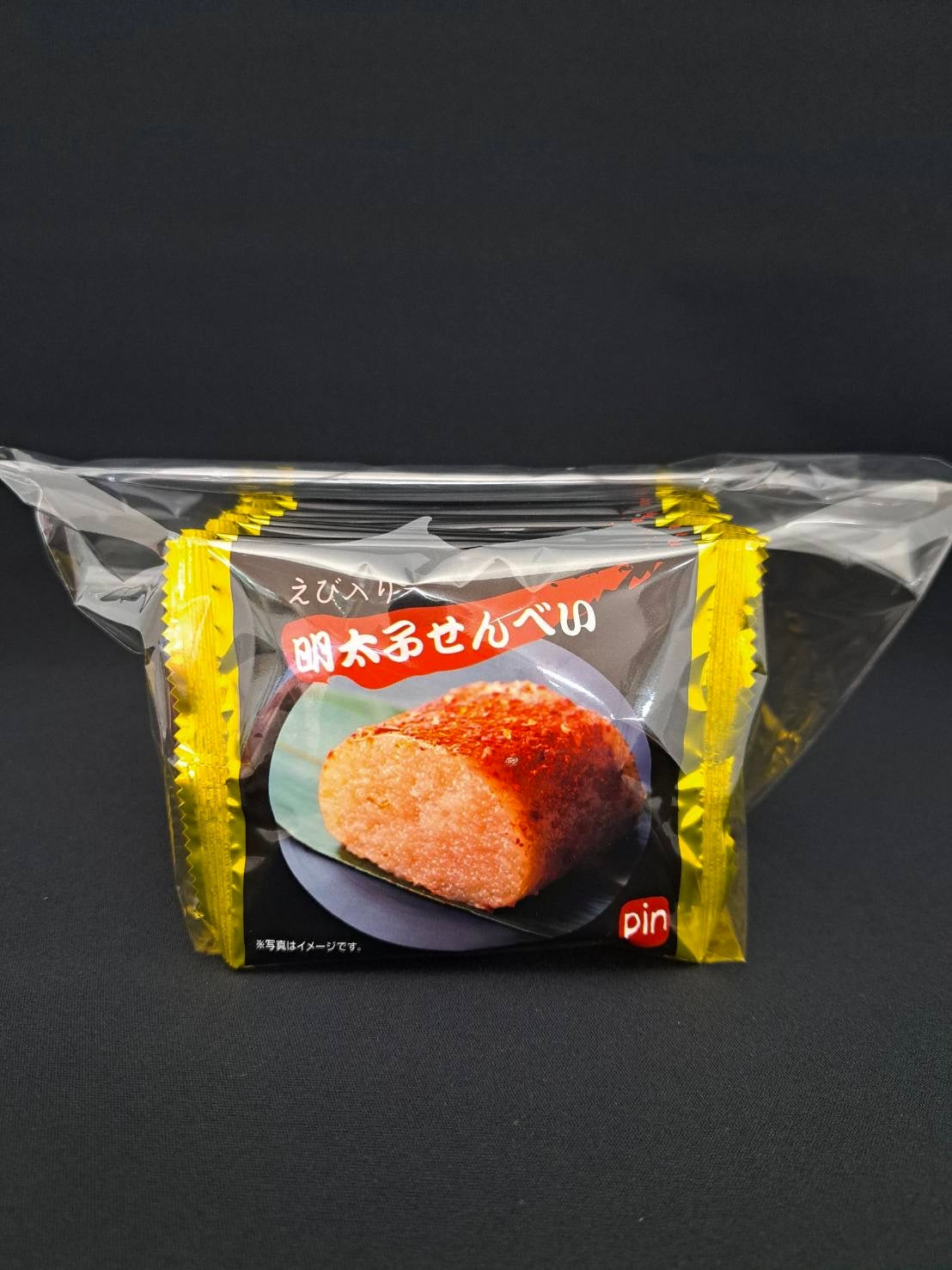 えび入りめんたい煎餅 — パリッと広がる、旨辛の余韻